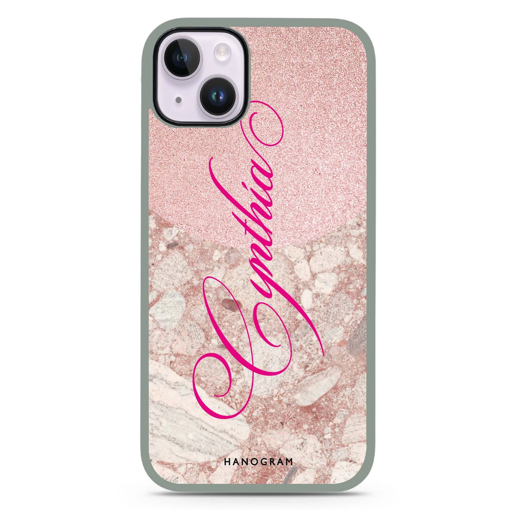 Luxury Marble iPhone 15 Plus 防衝擊保護殼