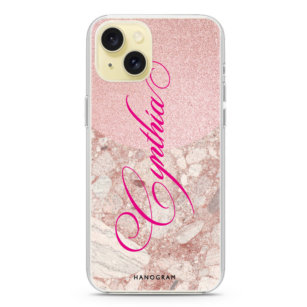 Luxury Marble iPhone 15 水晶透明保護殼