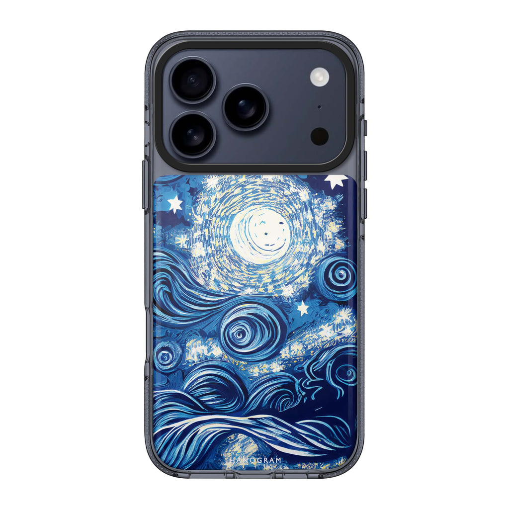 My Dream Night iPhone 17 Pro Max MagSafe 水晶透明保護殼 插畫圖案設計 圖1