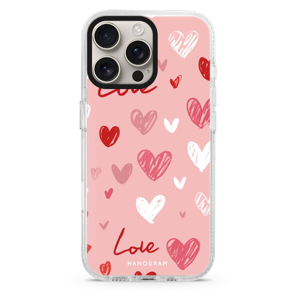 Love Grid 水晶透明保護殼