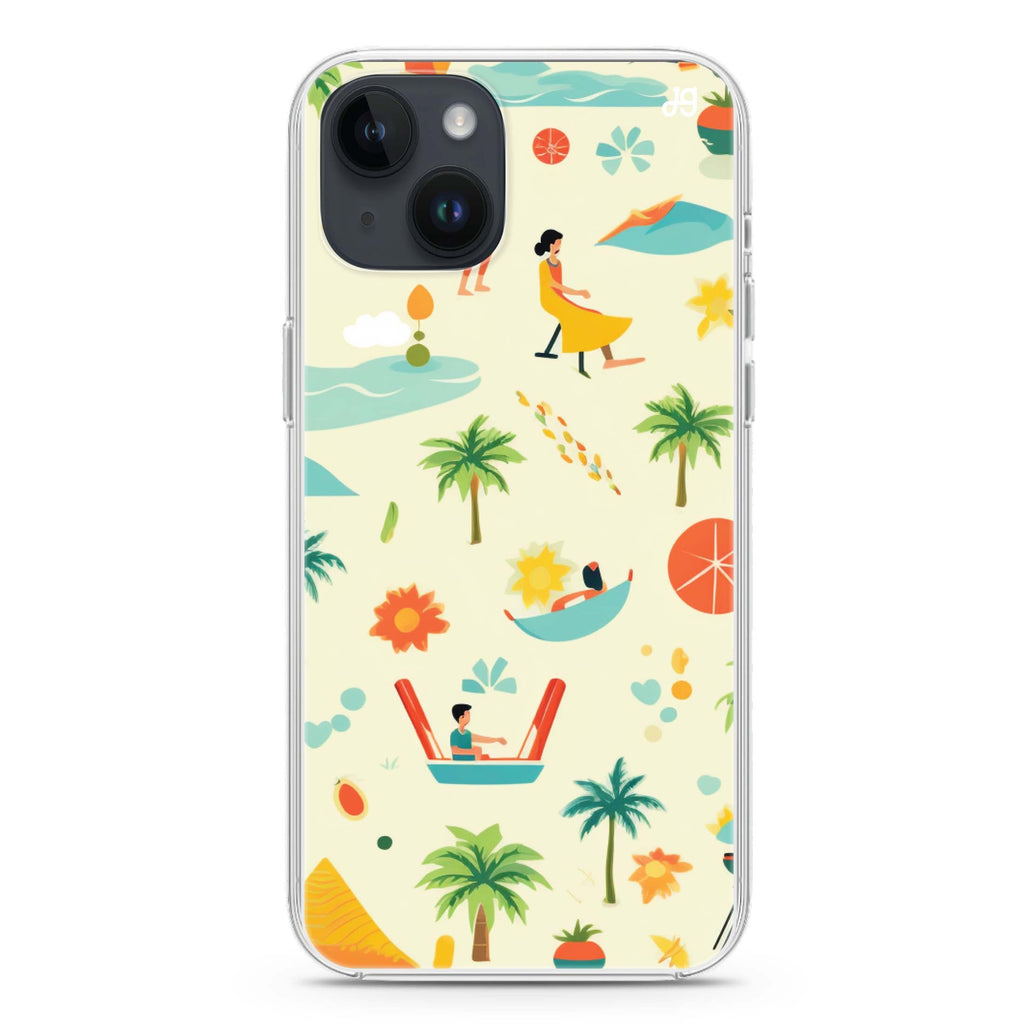 Joyful Play iPhone 14 Plus Magsafe 兼容水晶透明保護殼