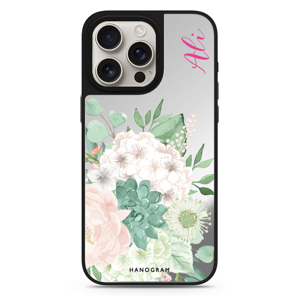 Vintage Flowers 鏡面手機殼