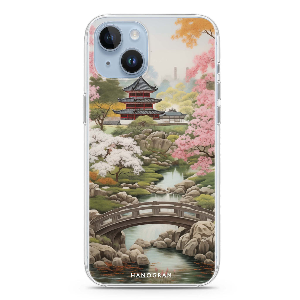 Oriental Blossom iPhone 14 水晶透明保護殼