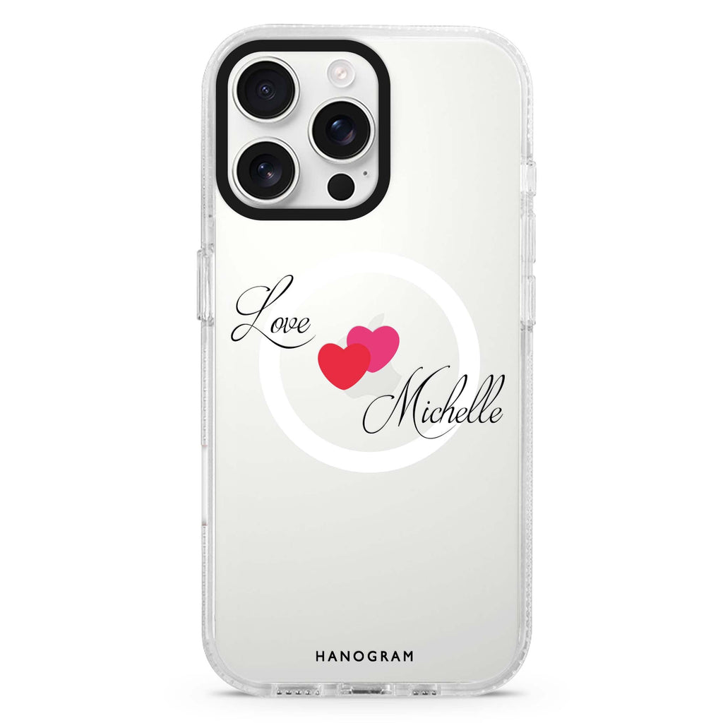 Sweet Heart Magsafe 兼容水晶透明保護殼