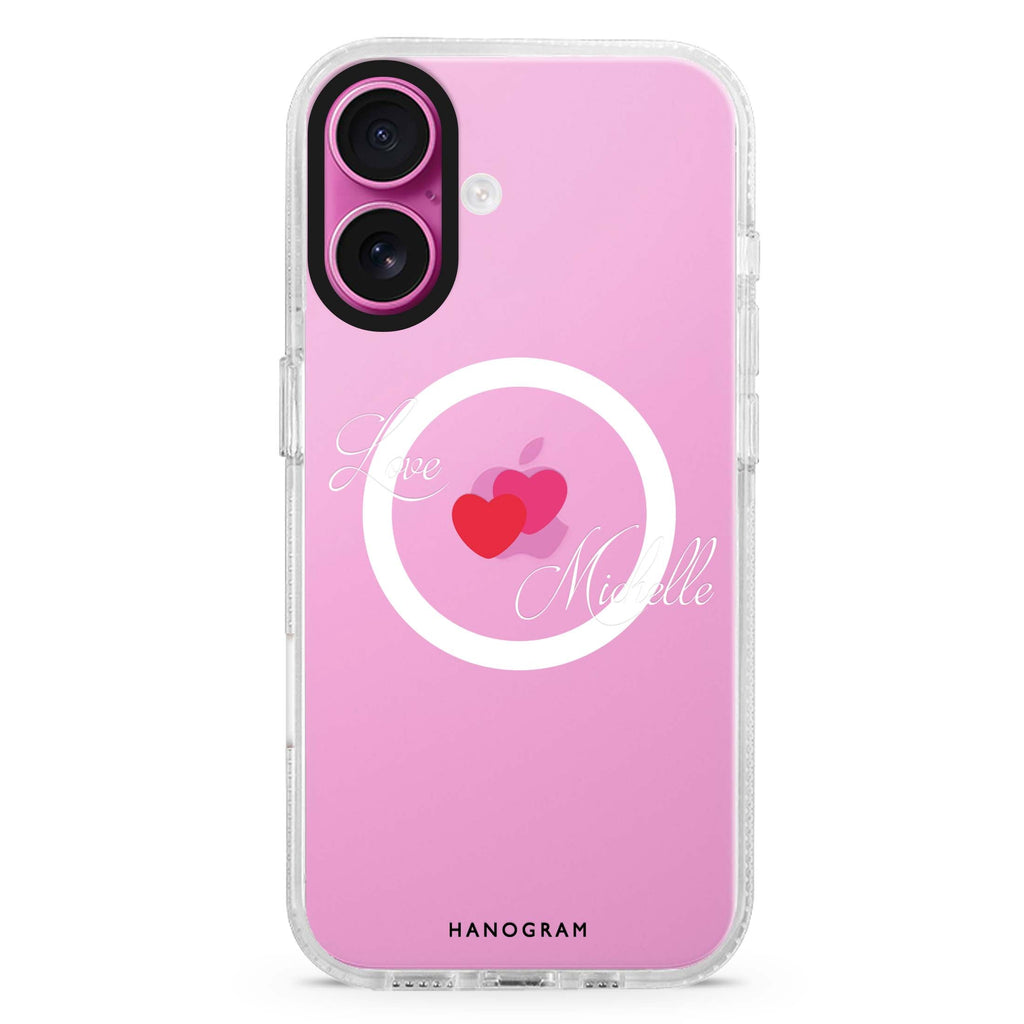 Sweet Heart Magsafe 兼容水晶透明保護殼