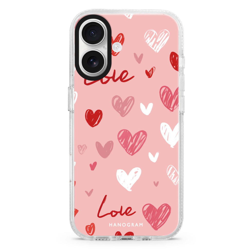 Love Grid 水晶透明保護殼