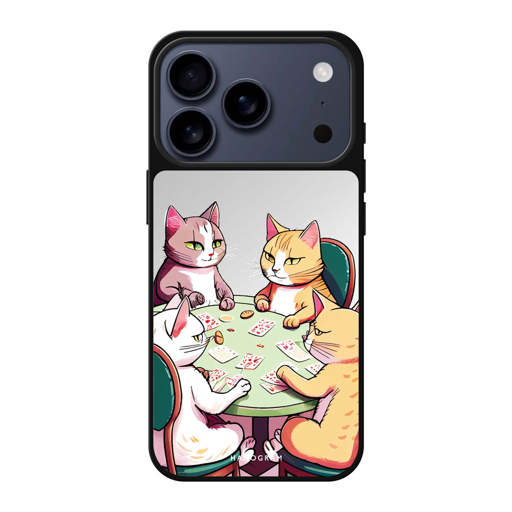 Cats & Game 貓咪 iPhone 17 Pro Max 鏡面手機殼主圖