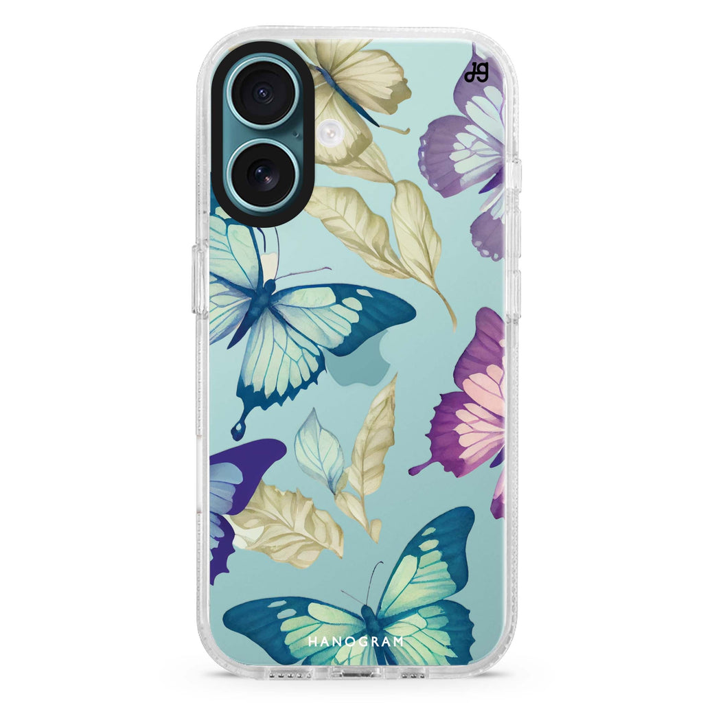 Beautiful Butterfly 水晶透明保護殼