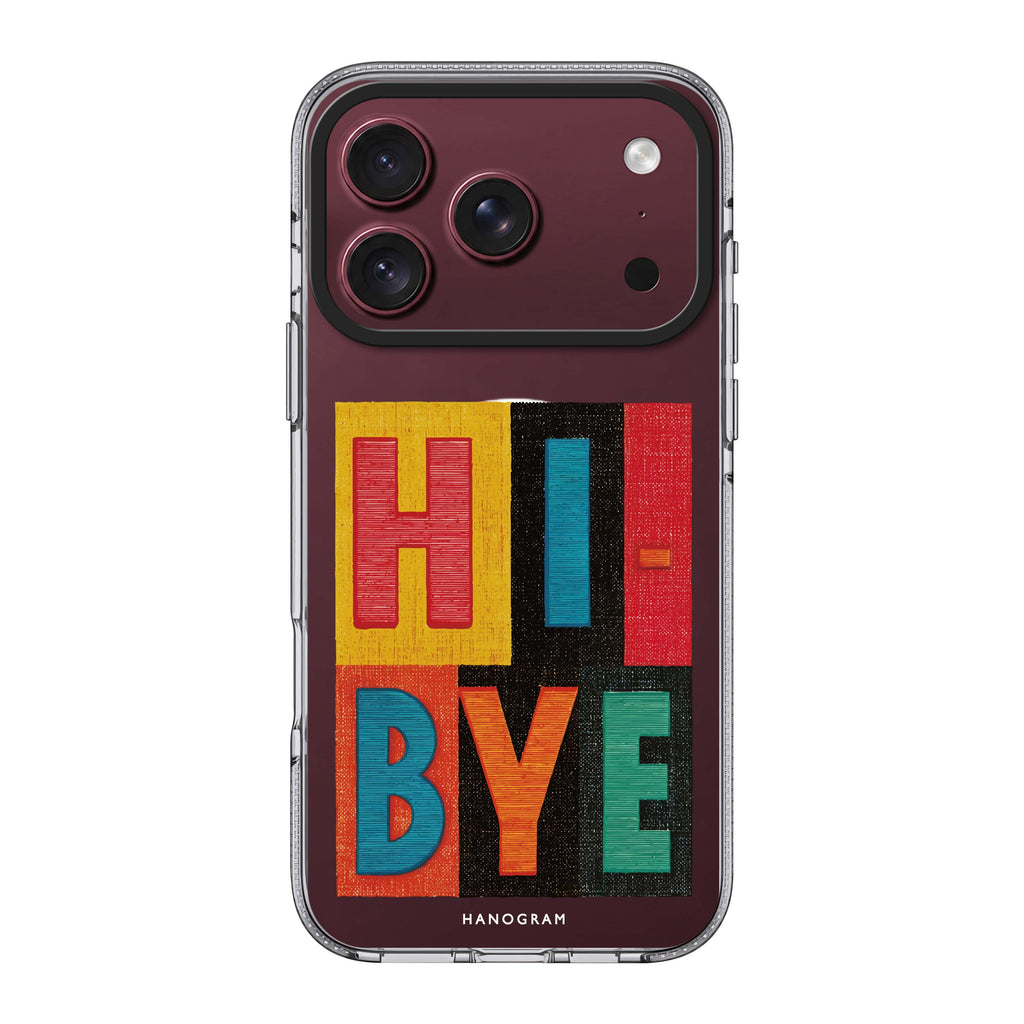 Hi Bye 水晶透明保護殼