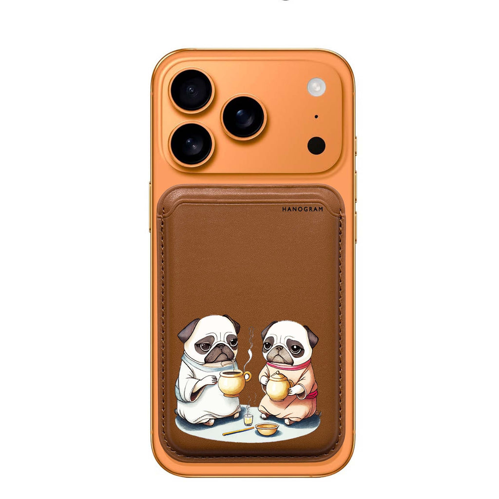 Pug Tea Time Magsafe 卡套