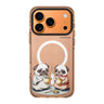 Pug Tea Time iPhone 17 Pro Max MagSafe 水晶透明保護殼 狗狗圖案設計 圖1