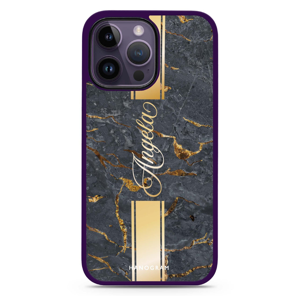 Luxury Gold Marble 防衝擊保護殼