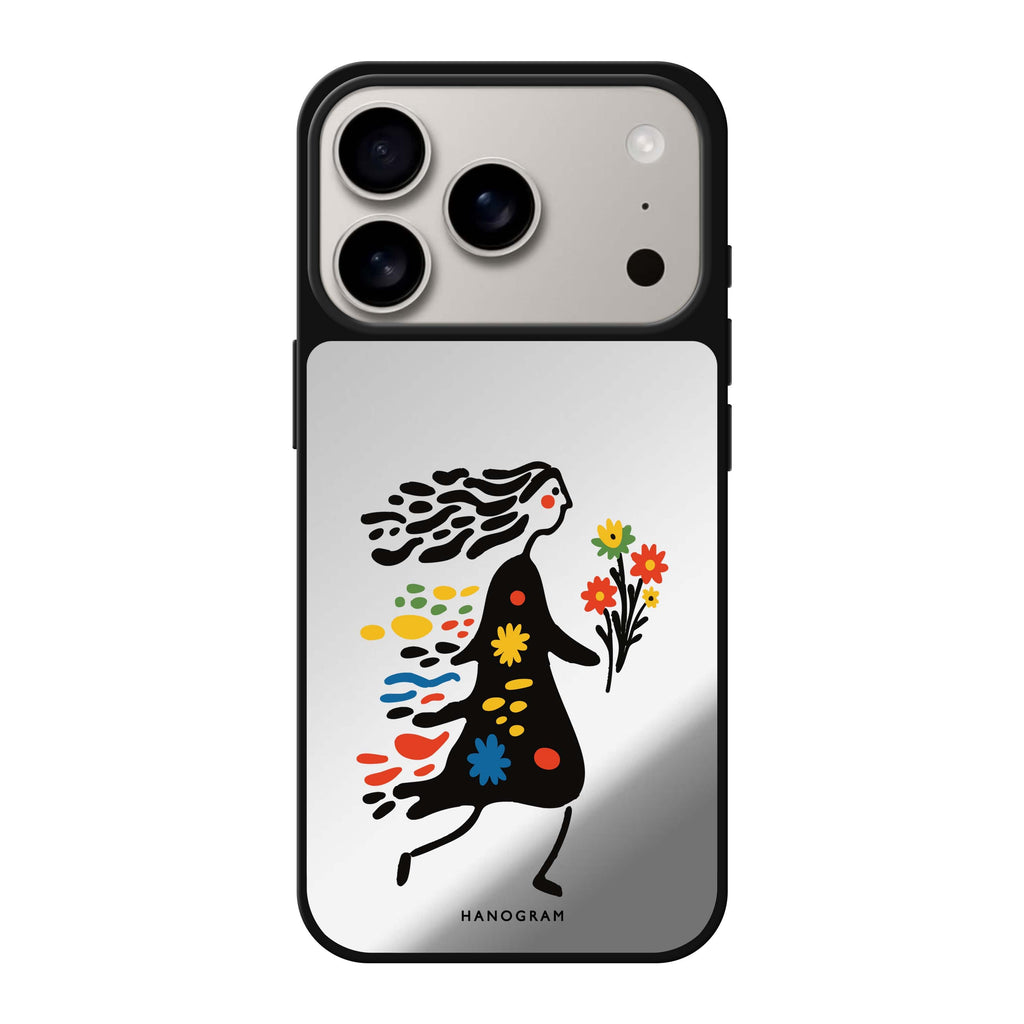 Chasing Blooms 花卉 iPhone 17 Pro Max 鏡面手機殼主圖