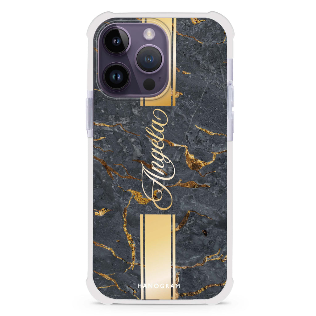 Luxury Gold Marble 超強防摔保護殼