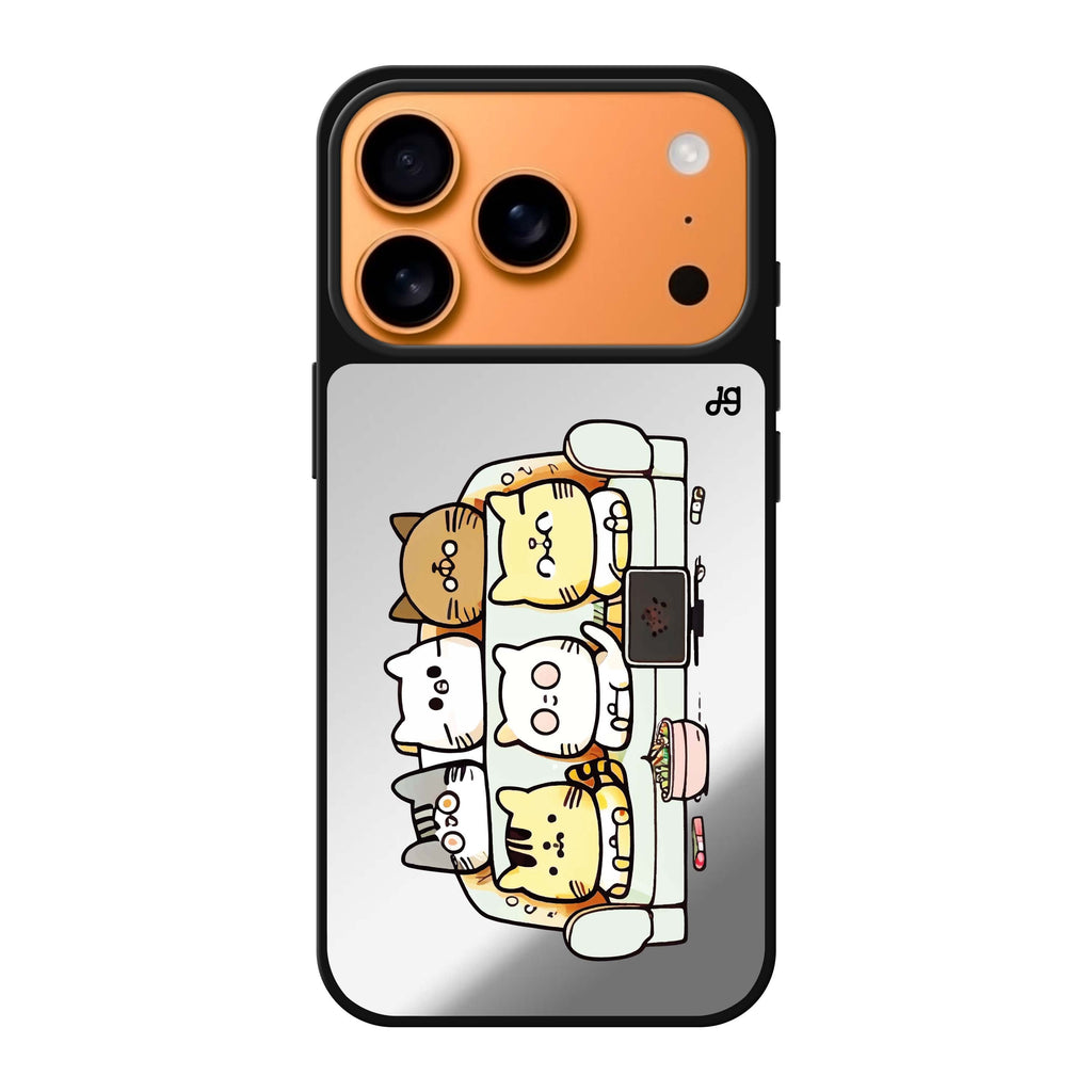 TV Cats 貓咪 iPhone 17 Pro Max 鏡面手機殼主圖