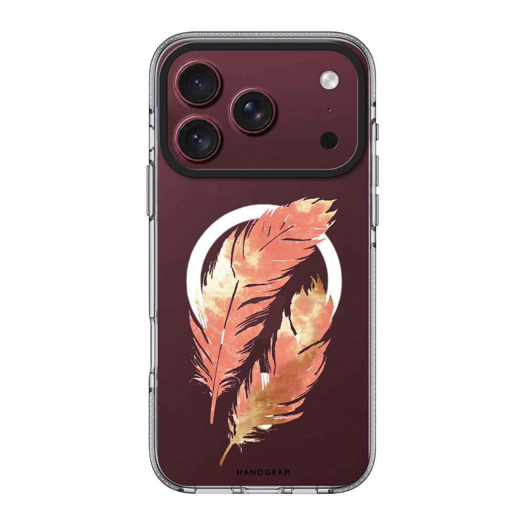 Golden Feathers 水晶透明保護殼