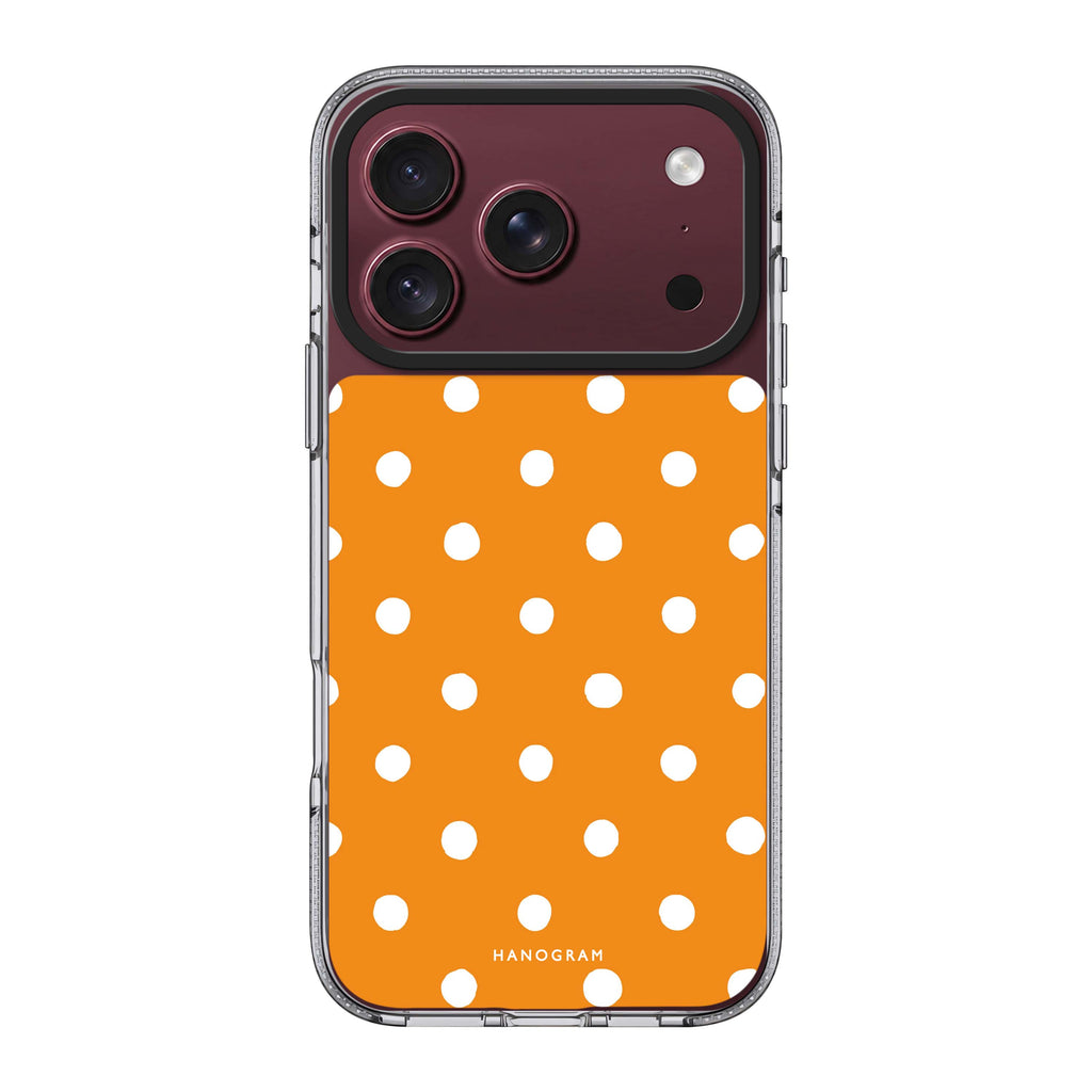 Orange Dots 水晶透明保護殼