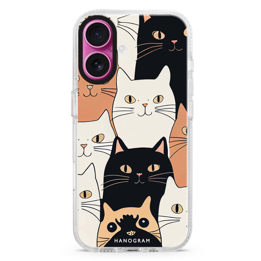 Look Cats Magsafe 兼容水晶透明保護殼