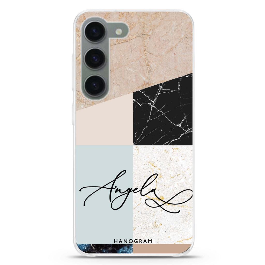 Marble Abstract V Samsung Galaxy 水晶透明保護殼