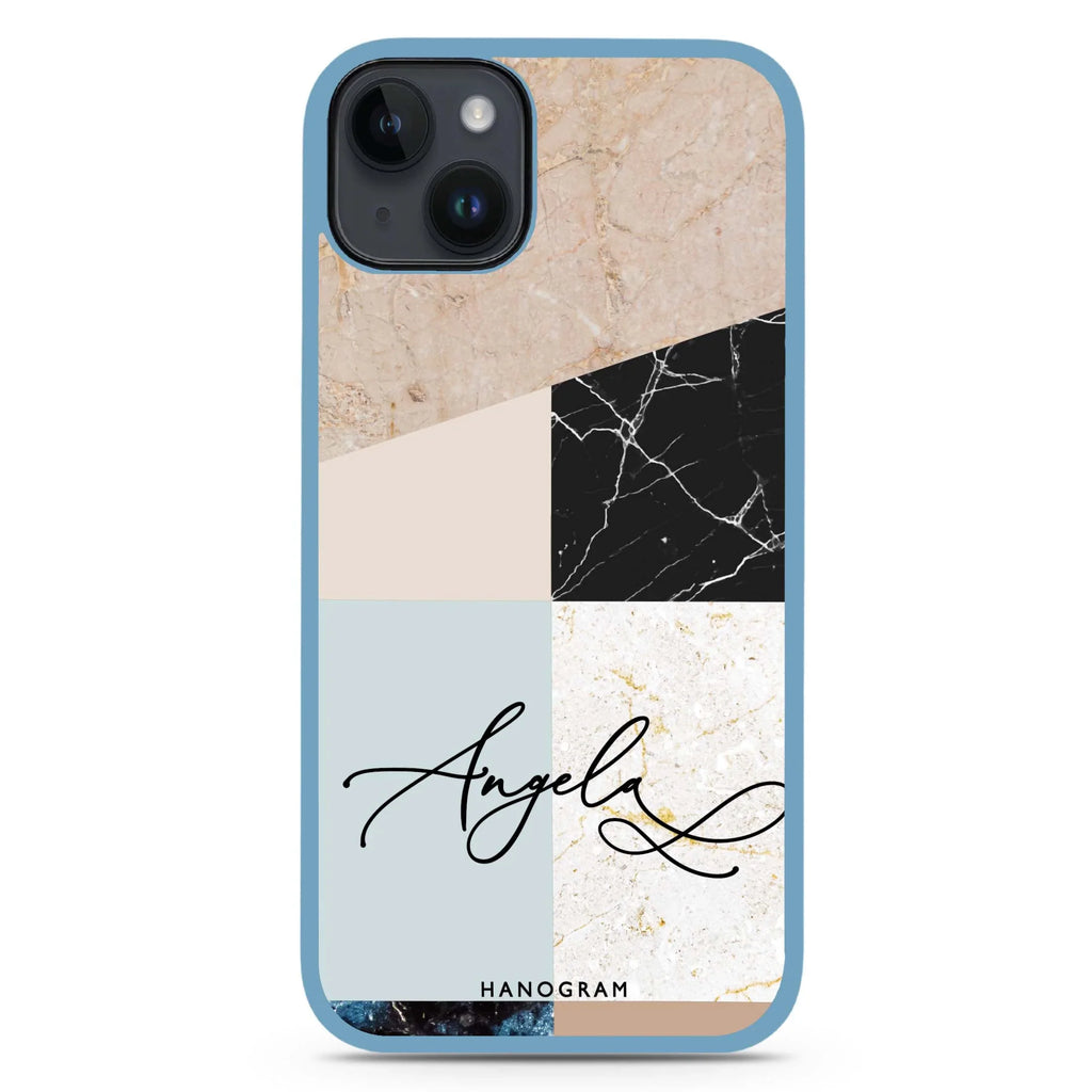 Marble Abstract V iPhone 15 Plus 防衝擊保護殼