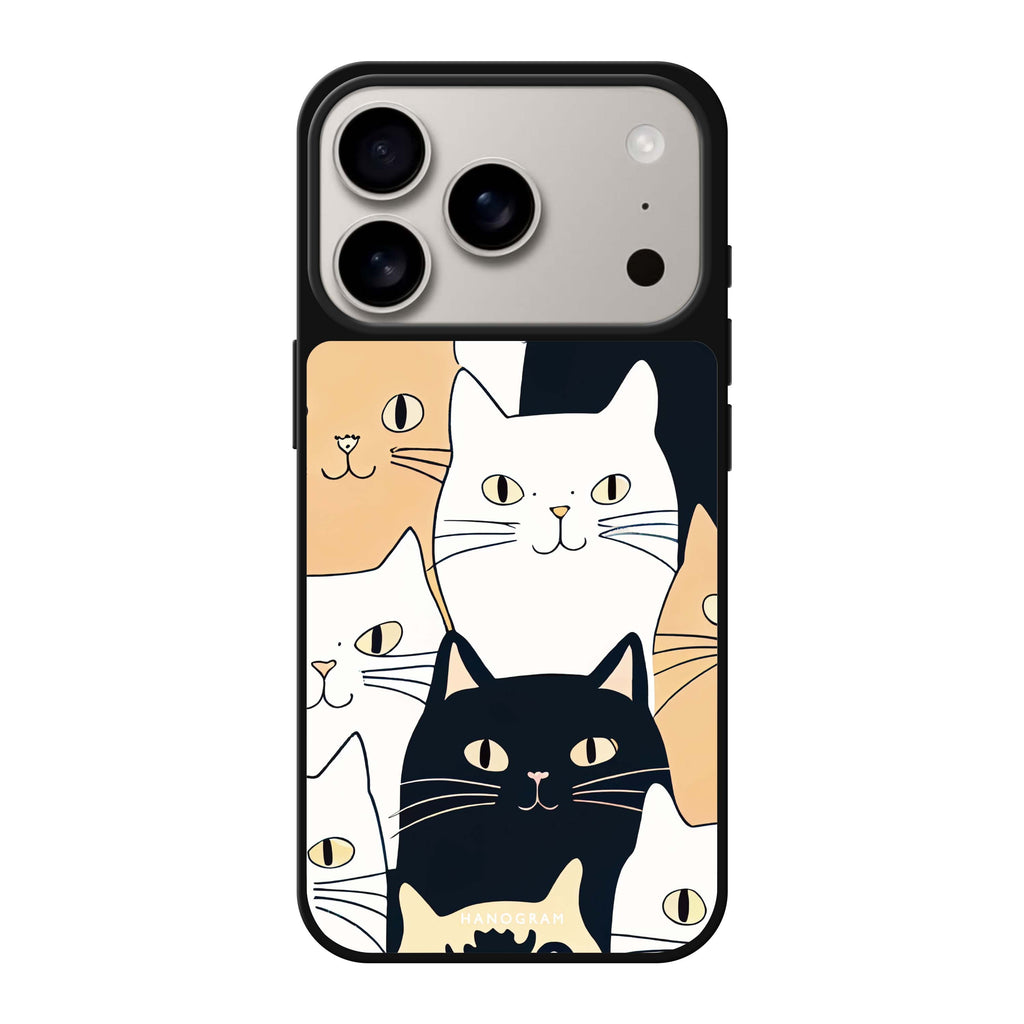 Look Cats 貓咪 iPhone 17 Pro Max 鏡面手機殼主圖
