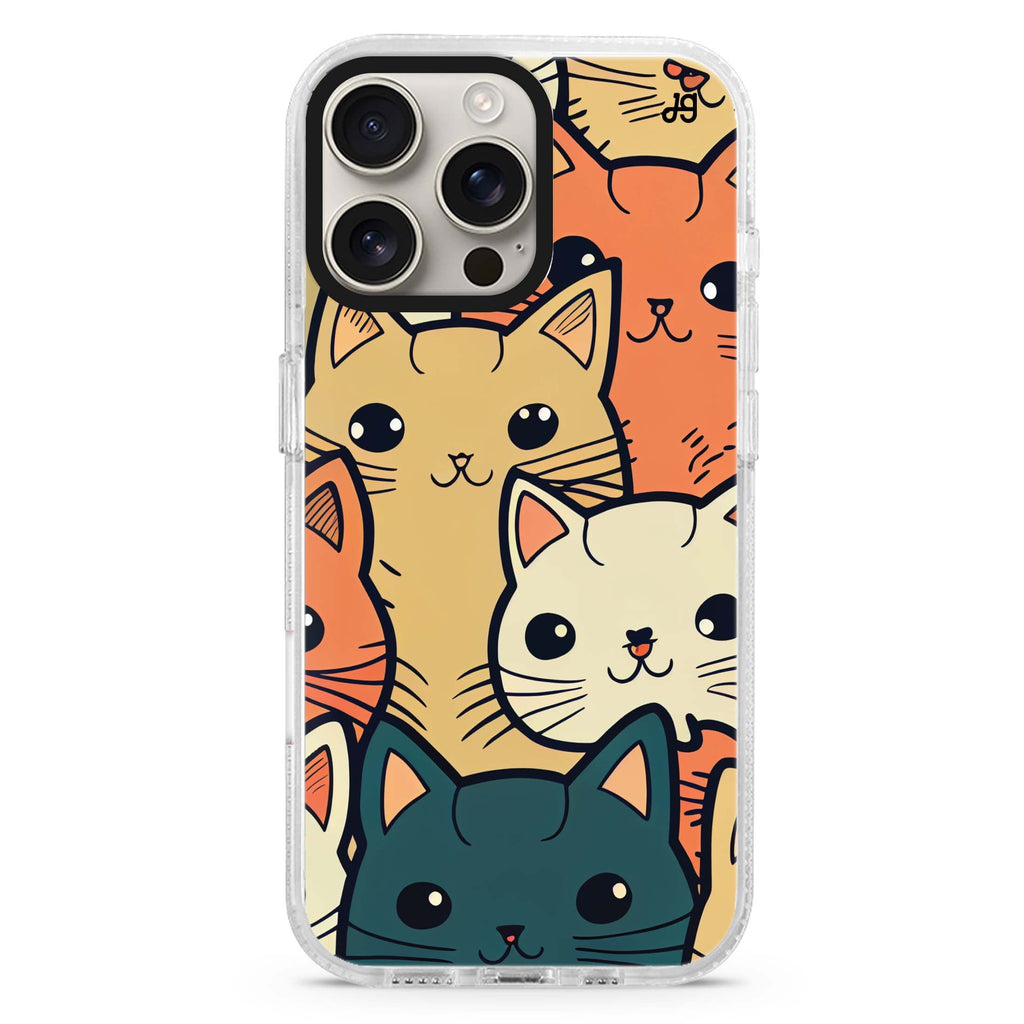 Look Cats II Magsafe 兼容水晶透明保護殼