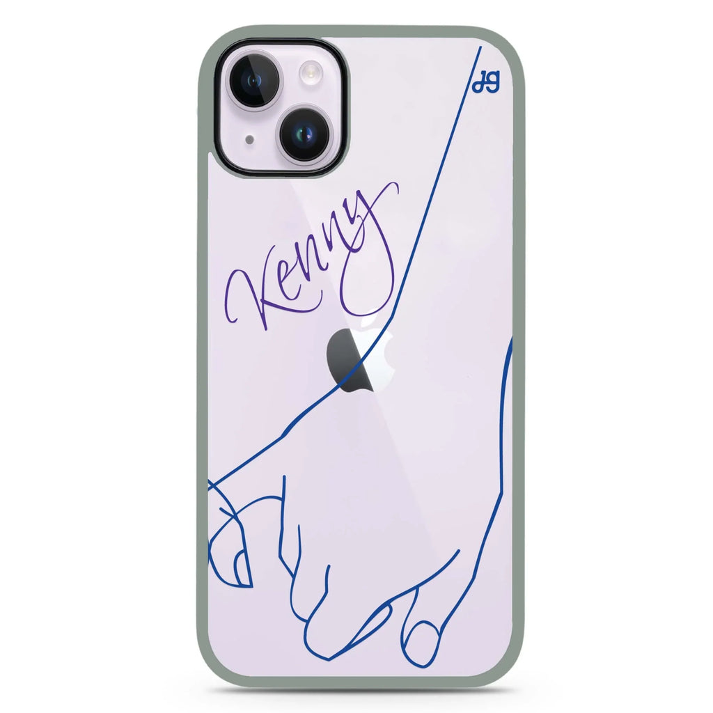 Right Hand Pinky Bump iPhone 15 Plus 防衝擊保護殼
