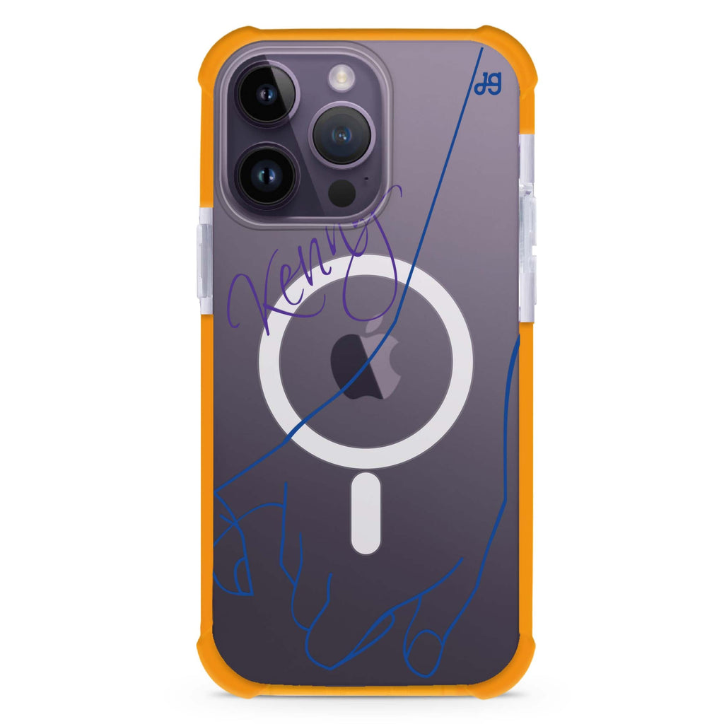 Right Hand Pinky Bump iPhone Magsafe 兼容超強防摔保護殼