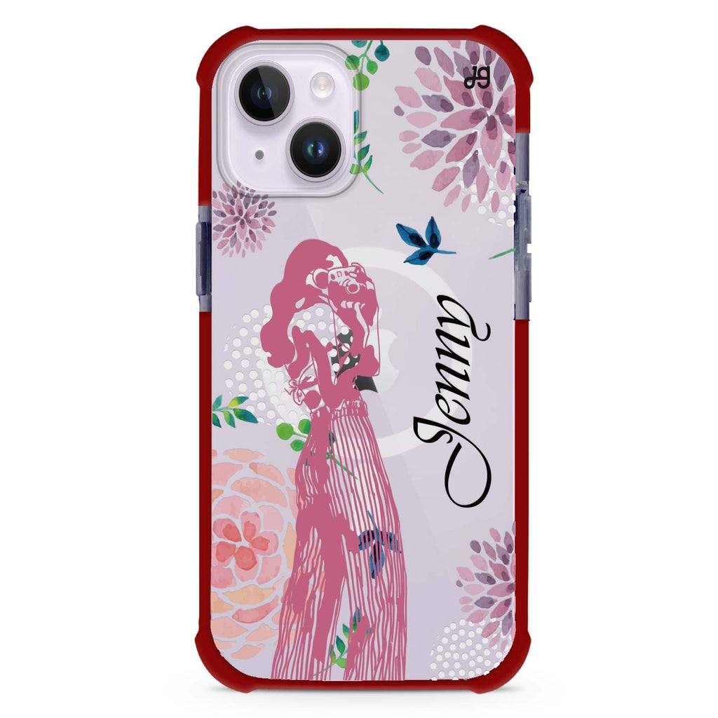 Floral Photography I iPhone 15 Plus Magsafe 兼容超強防摔保護殼