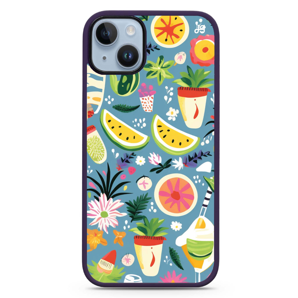 Tropical Treats iPhone 15 Plus 防衝擊保護殼
