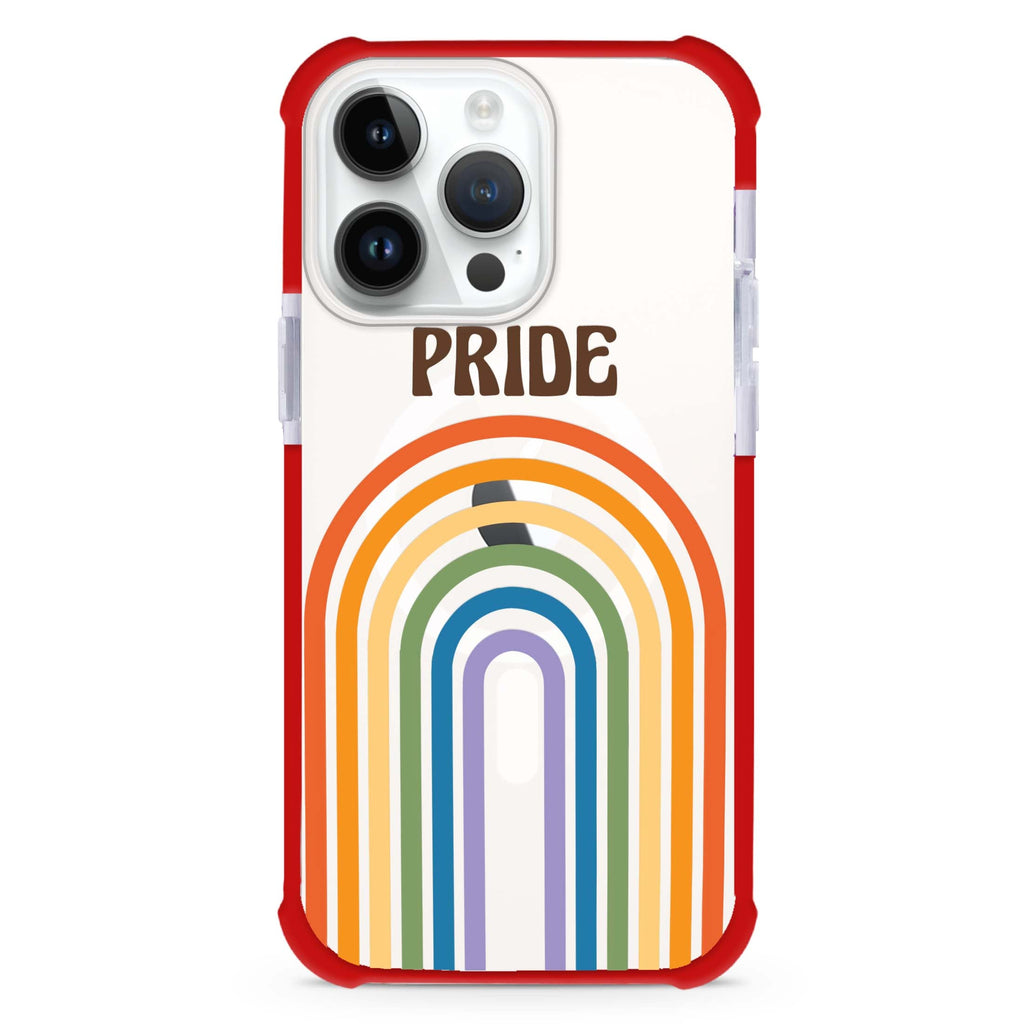 Rainbow Pride iPhone Magsafe 兼容超強防摔保護殼
