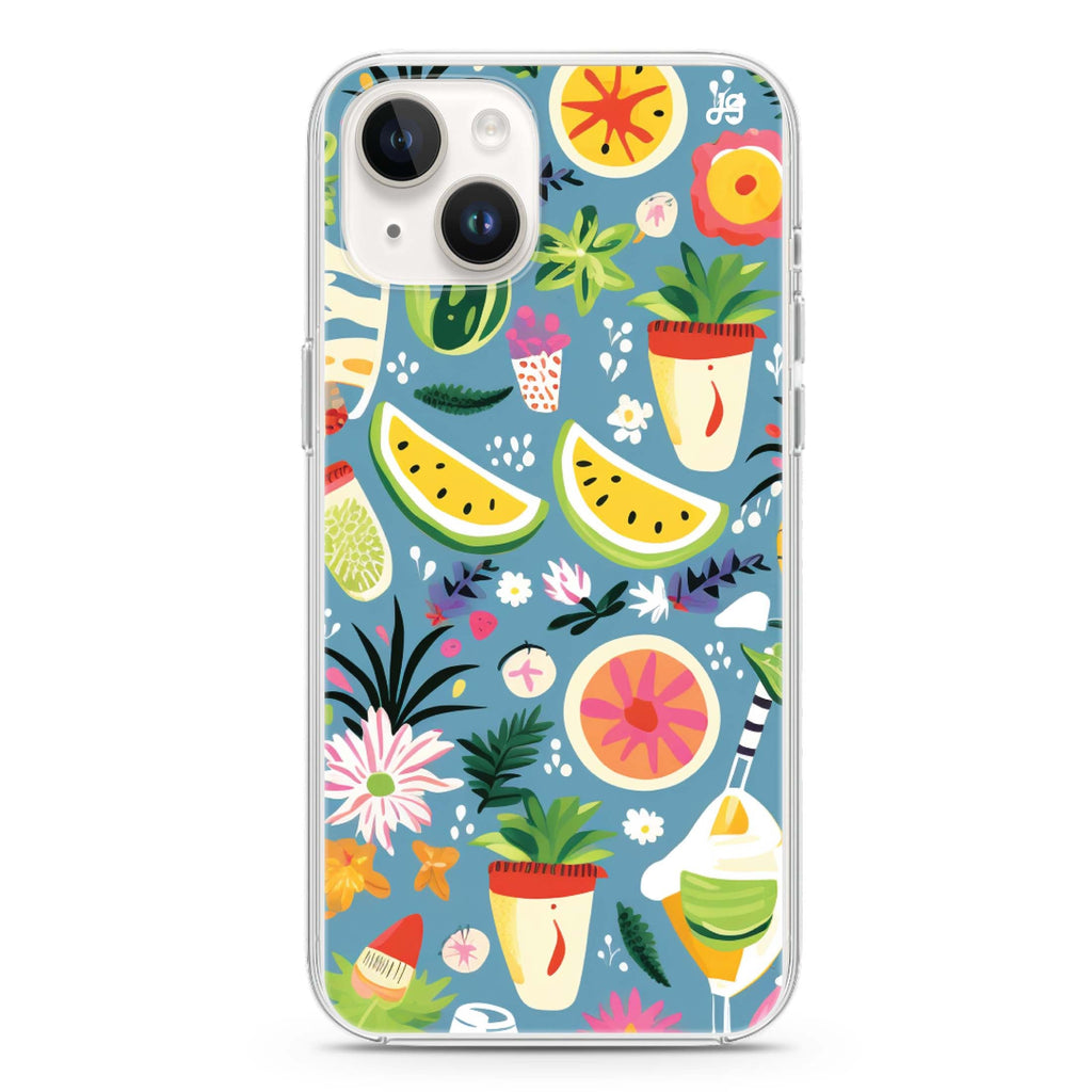 Tropical Treats iPhone 14 水晶透明保護殼