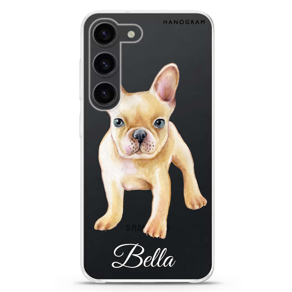 Cute Dog Samsung Galaxy 水晶透明保護殼