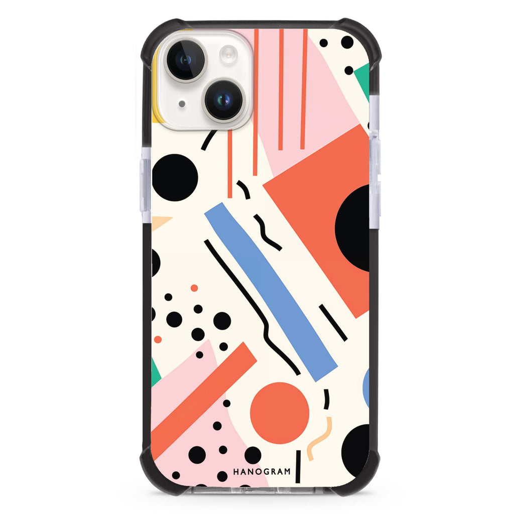 Geometric Groove iPhone 15 Plus 超強防摔保護殼
