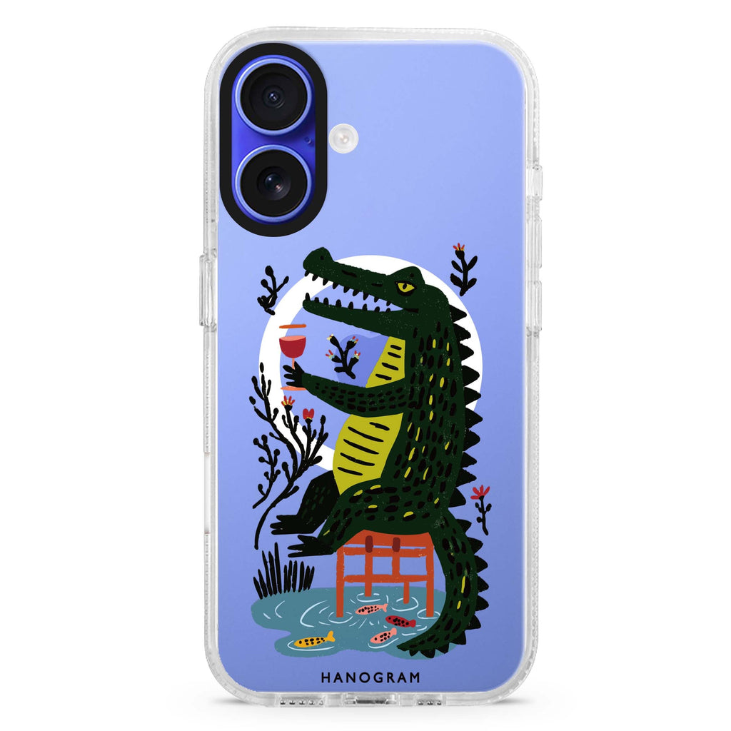 Crocodile in Still Life Magsafe 兼容水晶透明保護殼