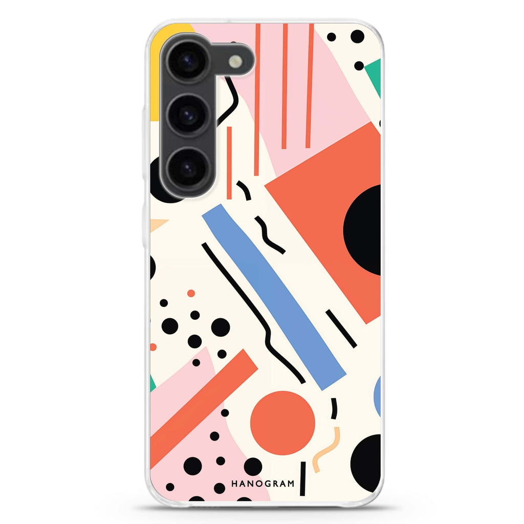 Geometric Groove Samsung Galaxy 水晶透明保護殼