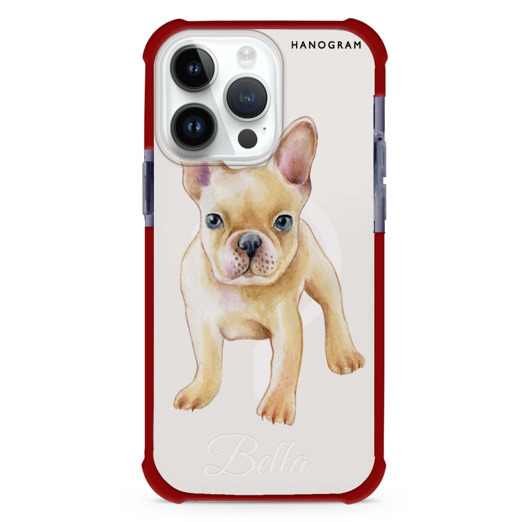 Cute Dog iPhone Magsafe 兼容超強防摔保護殼