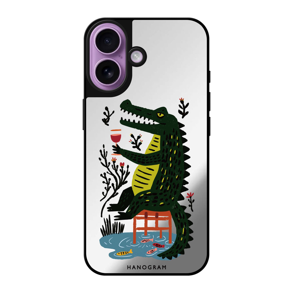 Crocodile in Still Life 鏡面手機殼