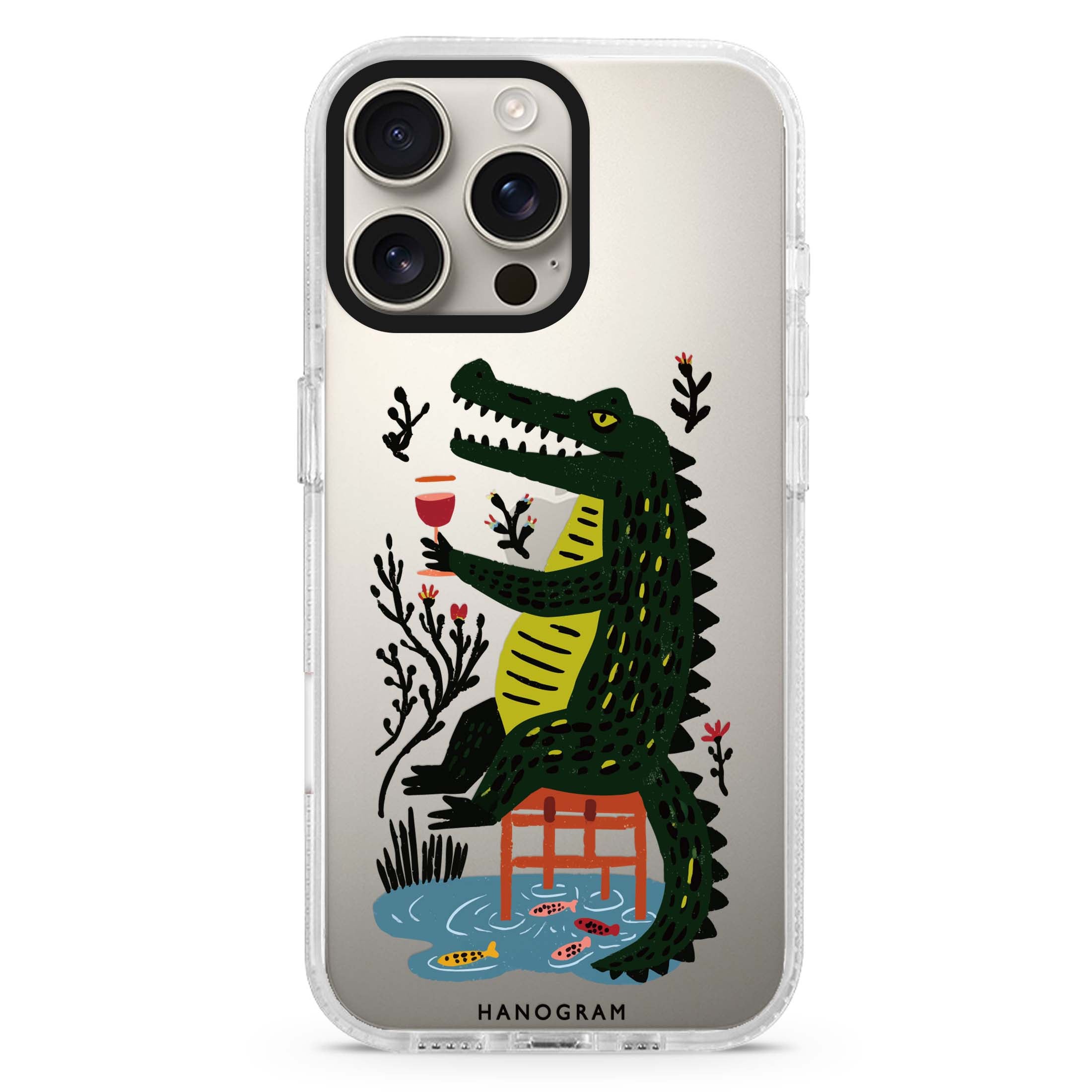 Watercolour Polka Dot iPhone 14 Pro 水晶透明保護殼