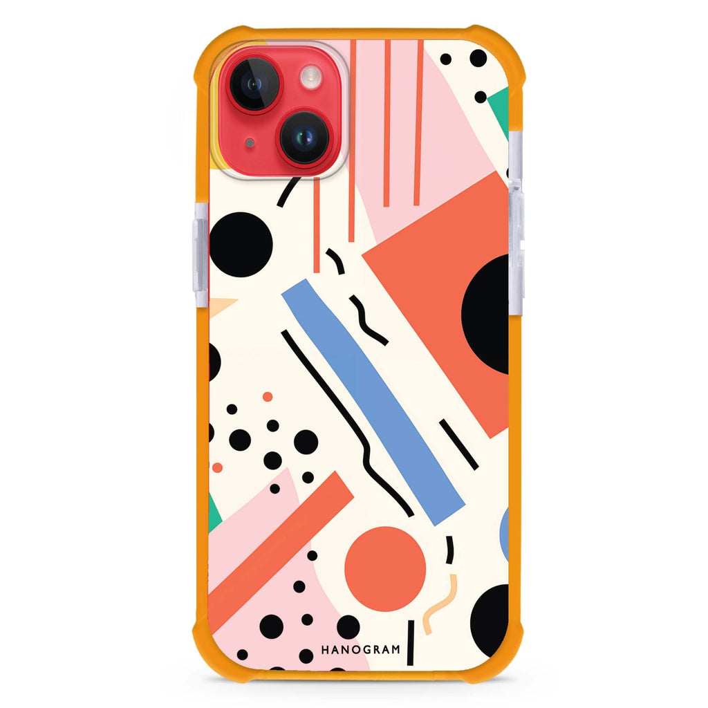 Geometric Groove iPhone 15 Plus Magsafe 兼容超強防摔保護殼