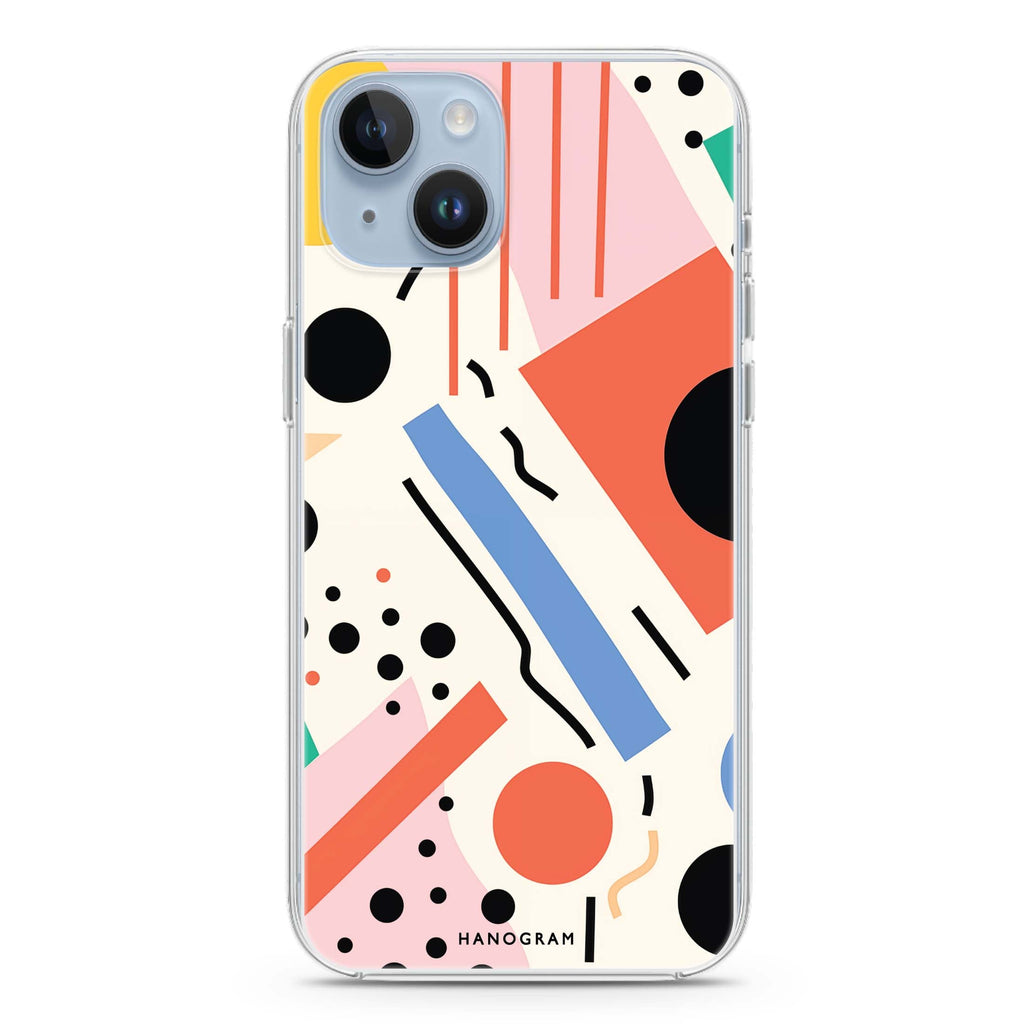 Geometric Groove iPhone 14 水晶透明保護殼