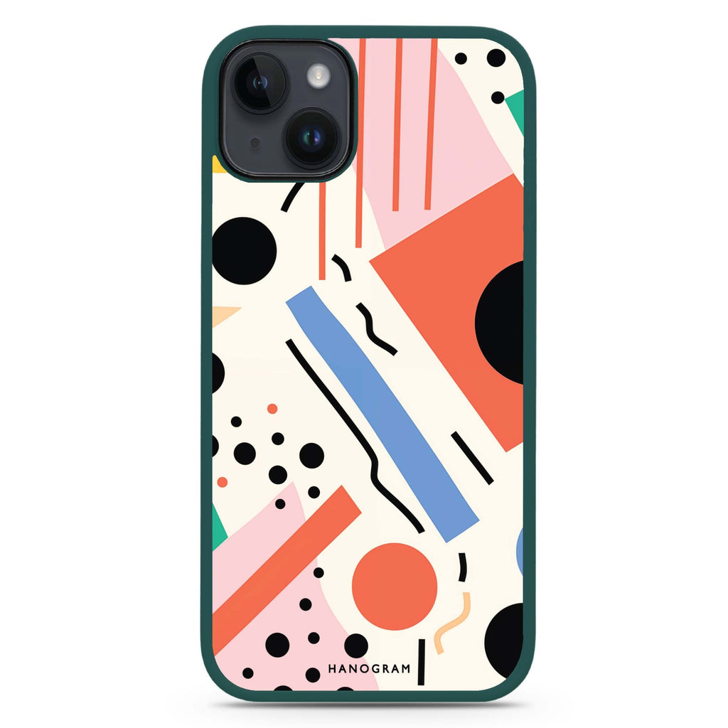 Geometric Groove iPhone 15 Plus 防衝擊保護殼