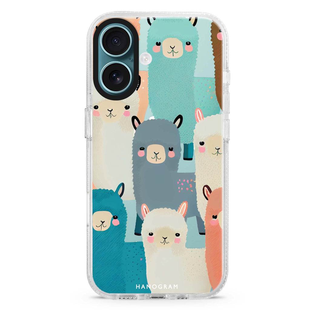 Cute Alpaca 水晶透明保護殼