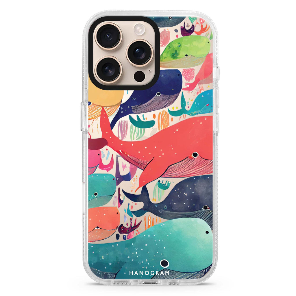 Whale Ocean iPhone 16 Pro & 16 Pro Max Case - Personalized and Stylish Protection
