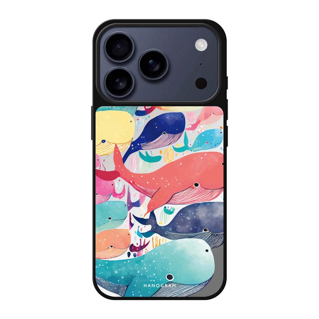 Whale Ocean 自然風 iPhone 17 Pro Max 鏡面手機殼主圖