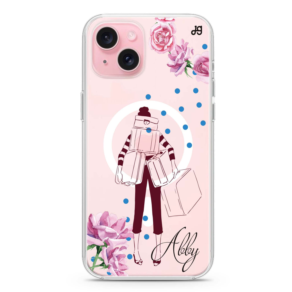 The Florist Apprentice iPhone 15 Magsafe 兼容水晶透明保護殼