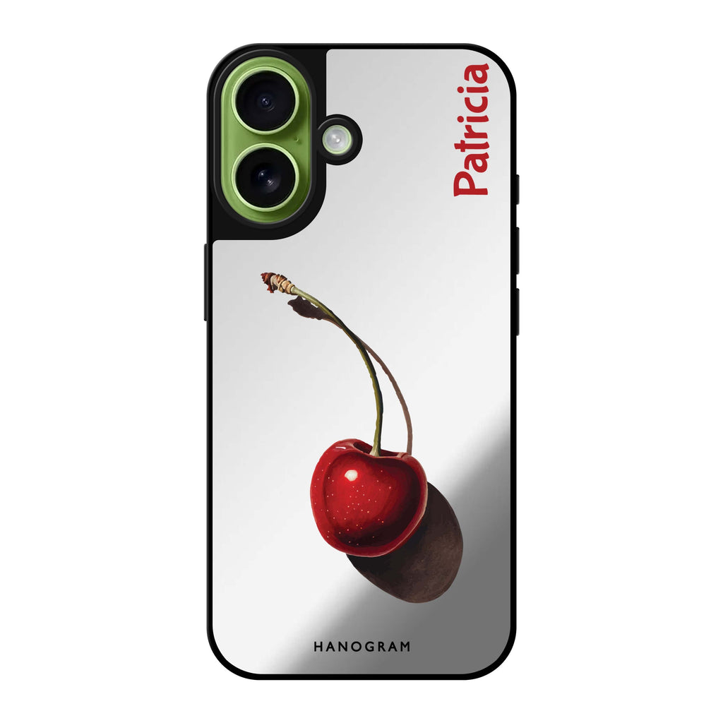 Reflective iPhone 16 Mirror Case –Ruby Rhapsody Design