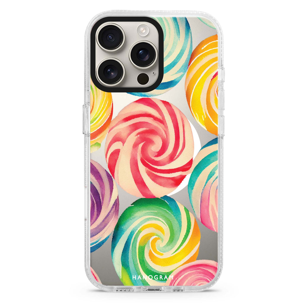 Abstract Candy Magsafe 兼容水晶透明保護殼