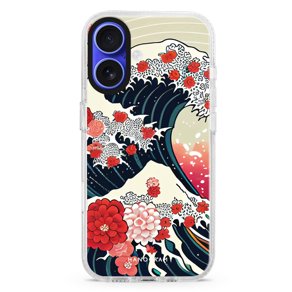 Waves & Flowers 水晶透明保護殼