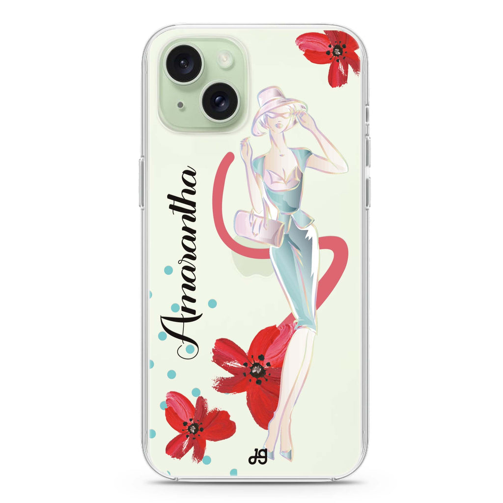 Flower Fashion III iPhone 15 水晶透明保護殼